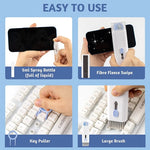 7-in-1 Keyboard Cleaning Kit | Multi-Function Electronics Cleaning Brush & Earbud Cleaning Pen