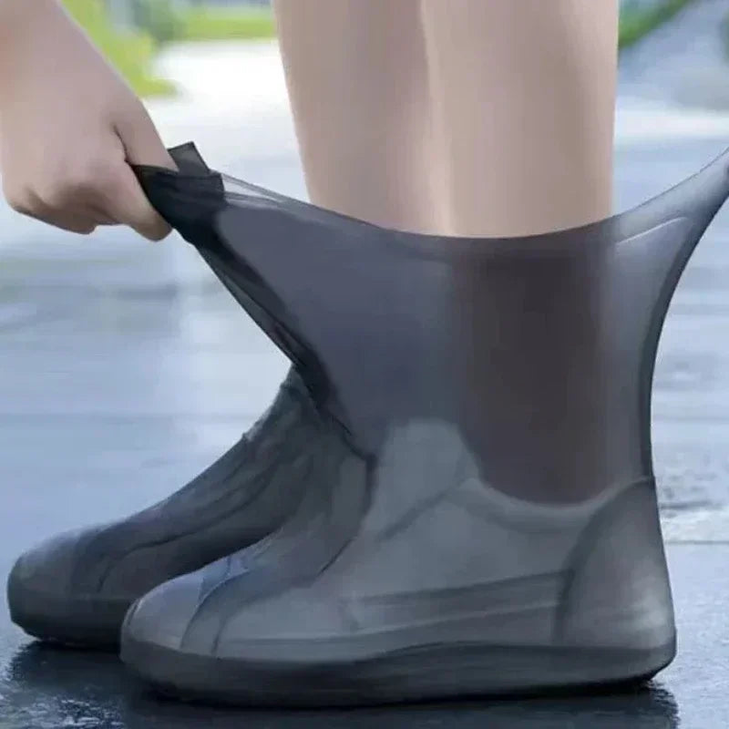 Reusable Waterproof Silicone Shoe Covers – High Elastic Non-Slip Rain Shoe Protectors for Men & Women (1 Pair)