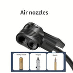 Portable High-Pressure Manual Air Pump — Universal Tire Inflator for Cars, Bikes, Motorcycles, Electric Bicycles & Sports Balls | Emergency Outdoor Use