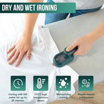 Portable Electric Steam Iron – Handheld Wet & Dry Clothes Pressing Iron with Steam Spray
