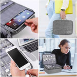 Waterproof Travel Electronic Organizer Bag – Portable Cable, Charger, USB & Gadget Storage Case