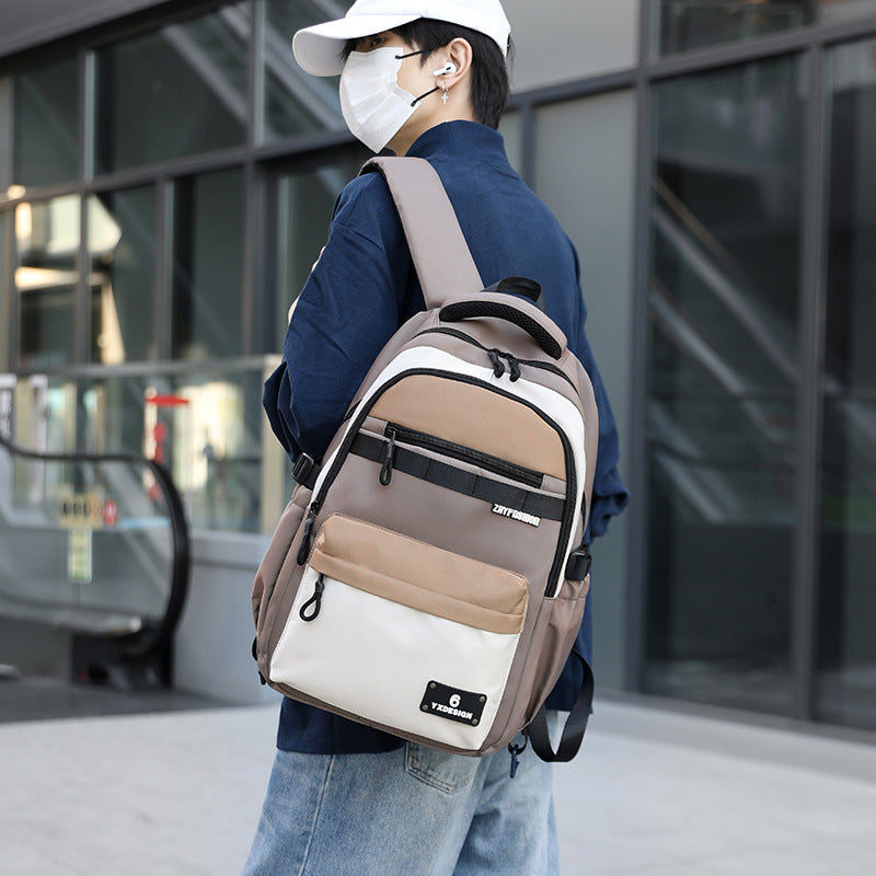 Large Capacity School Backpack – Ergonomic Spine Support Laptop Backpack for Boys & Students