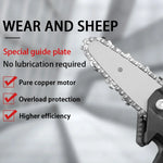 24V Cordless Mini Chainsaw | Portable One-Hand Electric Chainsaw with Rechargeable Battery
