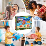Dynamic Sand Play Set – 750g Magic Kinetic Sand Kit with Molds & Tools for Kids