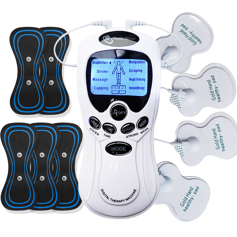 Digital TENS EMS Muscle Massager – Electronic Pulse Therapy Pain Relief Machine