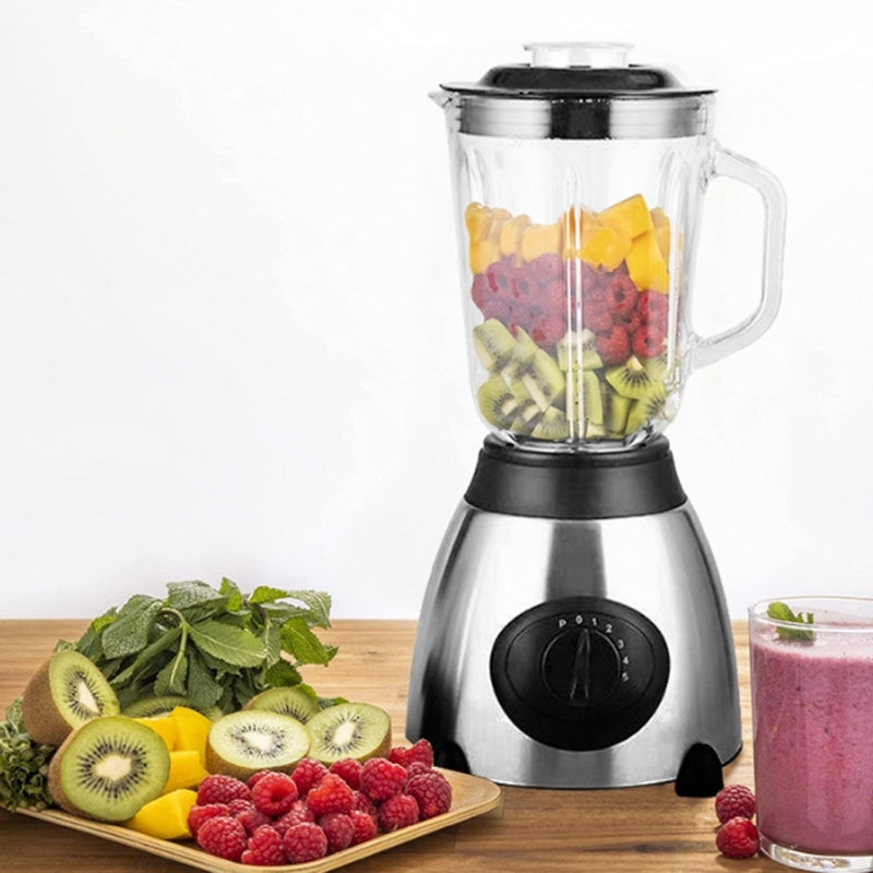 Silver Love 2-in-1 Blender & Dry Mill – 2500W High Power Juice Extractor with 1.5L Jar