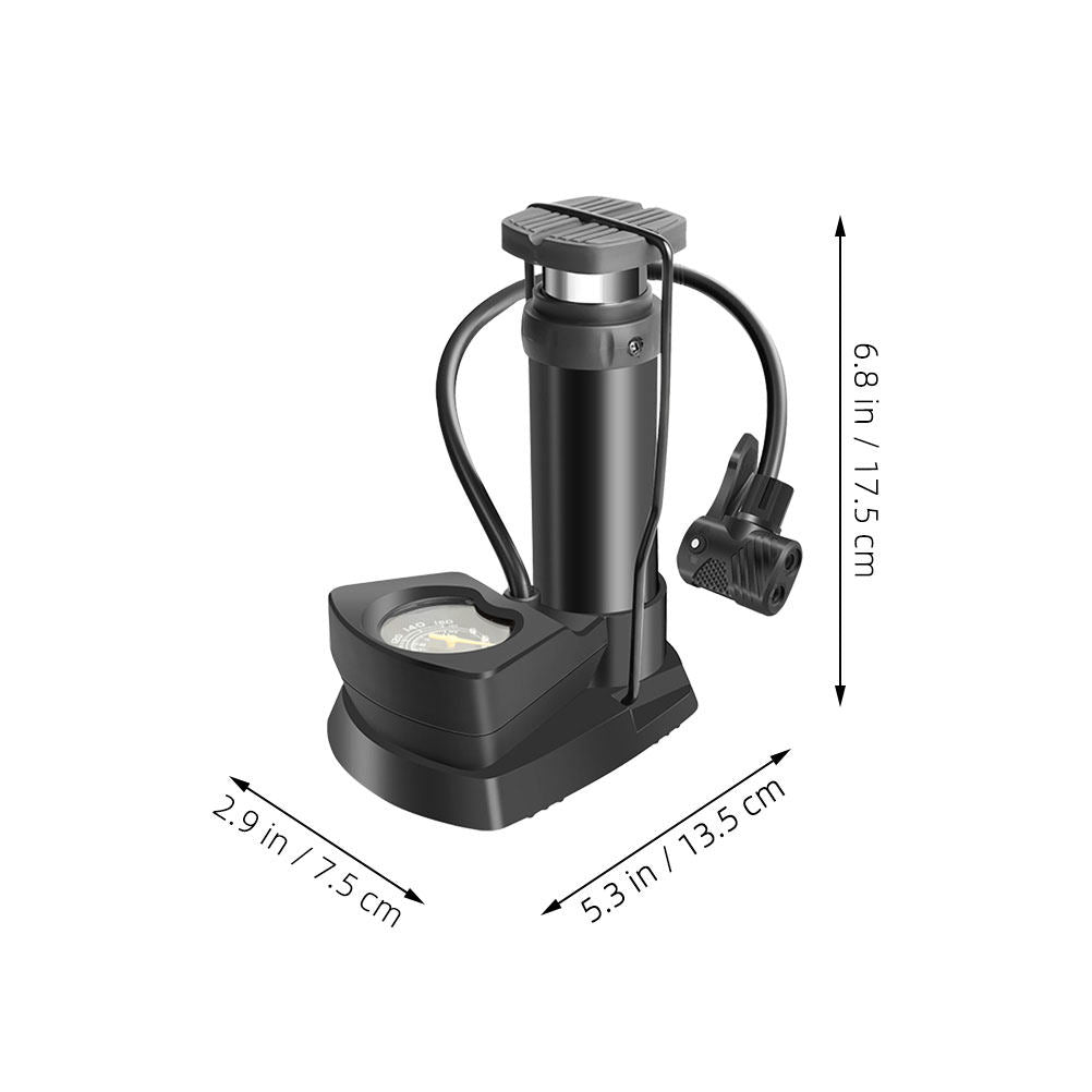 Portable High-Pressure Manual Air Pump — Universal Tire Inflator for Cars, Bikes, Motorcycles, Electric Bicycles & Sports Balls | Emergency Outdoor Use