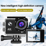4K Ultra HD WiFi Action Camera – 12MP Waterproof Sports Camera with Mounting Accessories