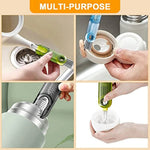 3-in-1 Multifunctional Cup Cleaning Brush | Rotatable Bottle Gap & Cup Scrubber