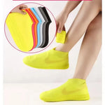 Reusable Waterproof Silicone Shoe Covers – High Elastic Non-Slip Rain Shoe Protectors for Men & Women (1 Pair)