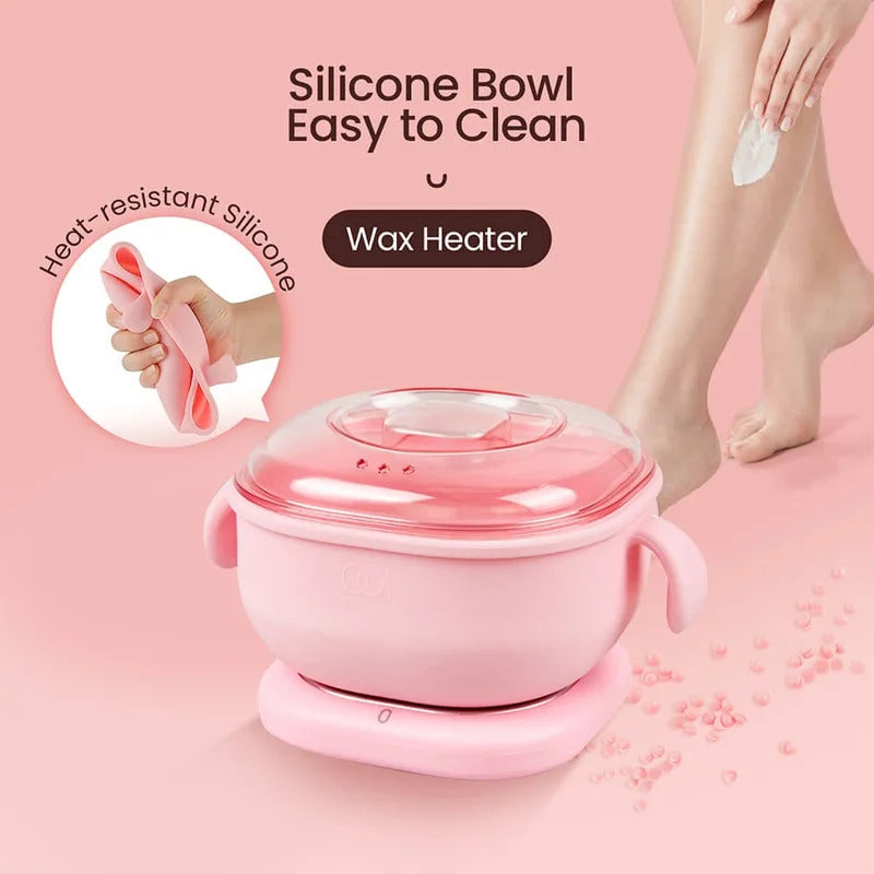 Portable Silicone Wax Heater Bowl – Electric Wax Melting Pot for Hair Removal