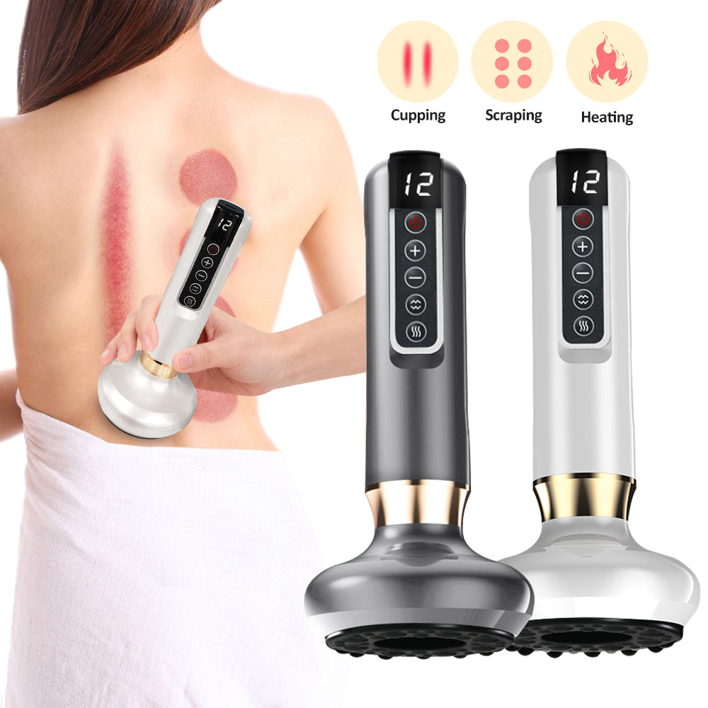 Intelligent Negative Pressure Cupping Massager – Electric Heating Vacuum Therapy Device