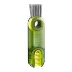3-in-1 Bottle Gap Cleaner Brush | Multifunctional Cup & Water Bottle Cleaning Brush with Silicone U-Shaped Cleaner