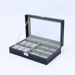 Luxury Watch & Sunglasses Storage Box with Glass Display Lid