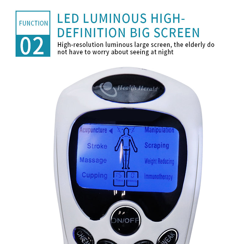 Digital TENS EMS Muscle Massager – Electronic Pulse Therapy Pain Relief Machine