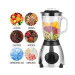 Silver Love 2-in-1 Blender & Dry Mill – 2500W High Power Juice Extractor with 1.5L Jar