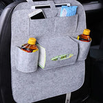 Universal Car Back Seat Organizer with Tissue Holder & Multi-Pocket Storage – Seat Back Hanging Organizer