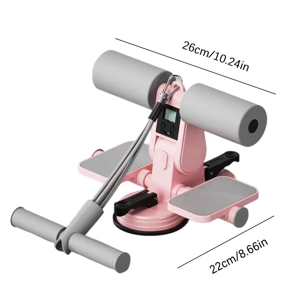 Adjustable Sit-Up Assistant Bar – Portable Suction Cup Fitness Equipment for Home Abdominal Workouts