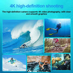 4K Ultra HD WiFi Action Camera – 12MP Waterproof Sports Camera with Mounting Accessories