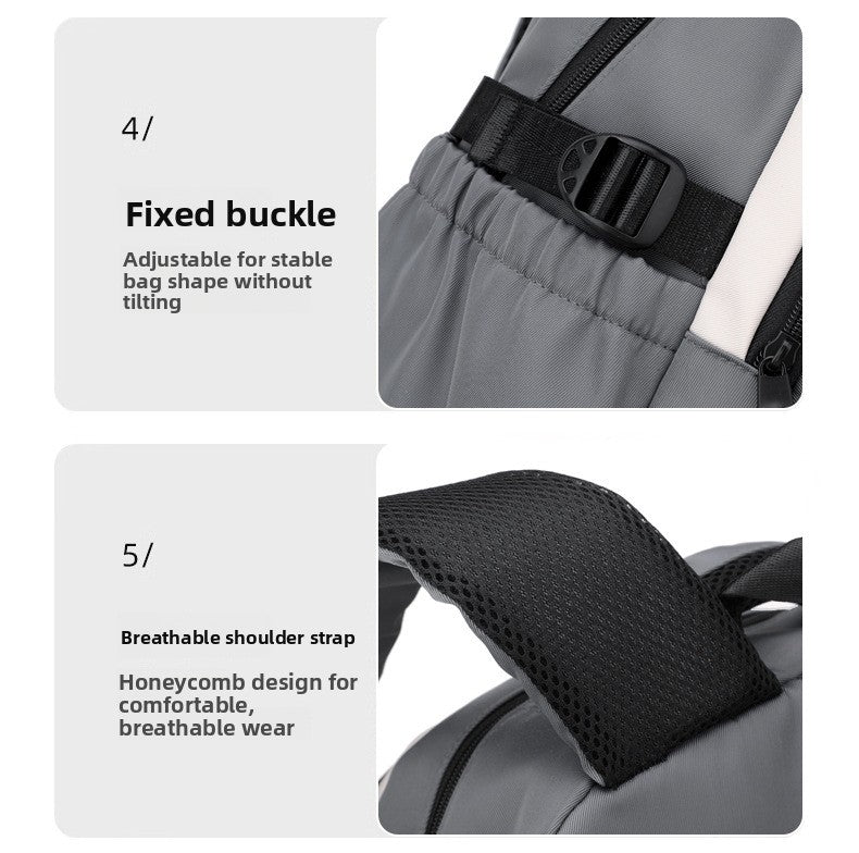 Large Capacity School Backpack – Ergonomic Spine Support Laptop Backpack for Boys & Students