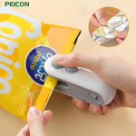 2-in-1 Mini Heat Sealer — USB Rechargeable Handheld Bag Sealer & Cutter | Portable Food Freshness Sealing Clip for Chips, Bread, Meat & More