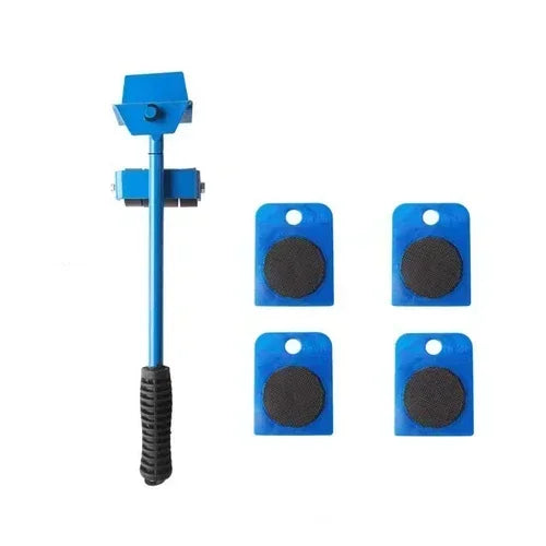 5-Piece Furniture Moving Tool Set | Heavy Duty Furniture Lifter & 360° Moving Roller Sliders