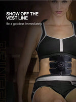 EMS Abdominal Muscle Trainer – Wireless Electric ABS Stimulator Fitness Training Device