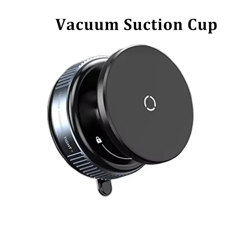 360° Magnetic Vacuum Suction Phone Holder – Universal Car Dashboard & Multi-Surface Phone Mount