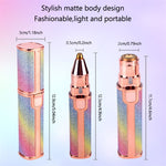 2-in-1 Women's Rechargeable Eyebrow Trimmer & Facial Hair Remover – Portable USB Electric Shaver