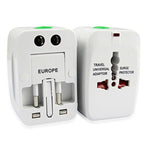 All-in-One Universal Travel Adapter with Dual USB Ports – International Plug Converter
