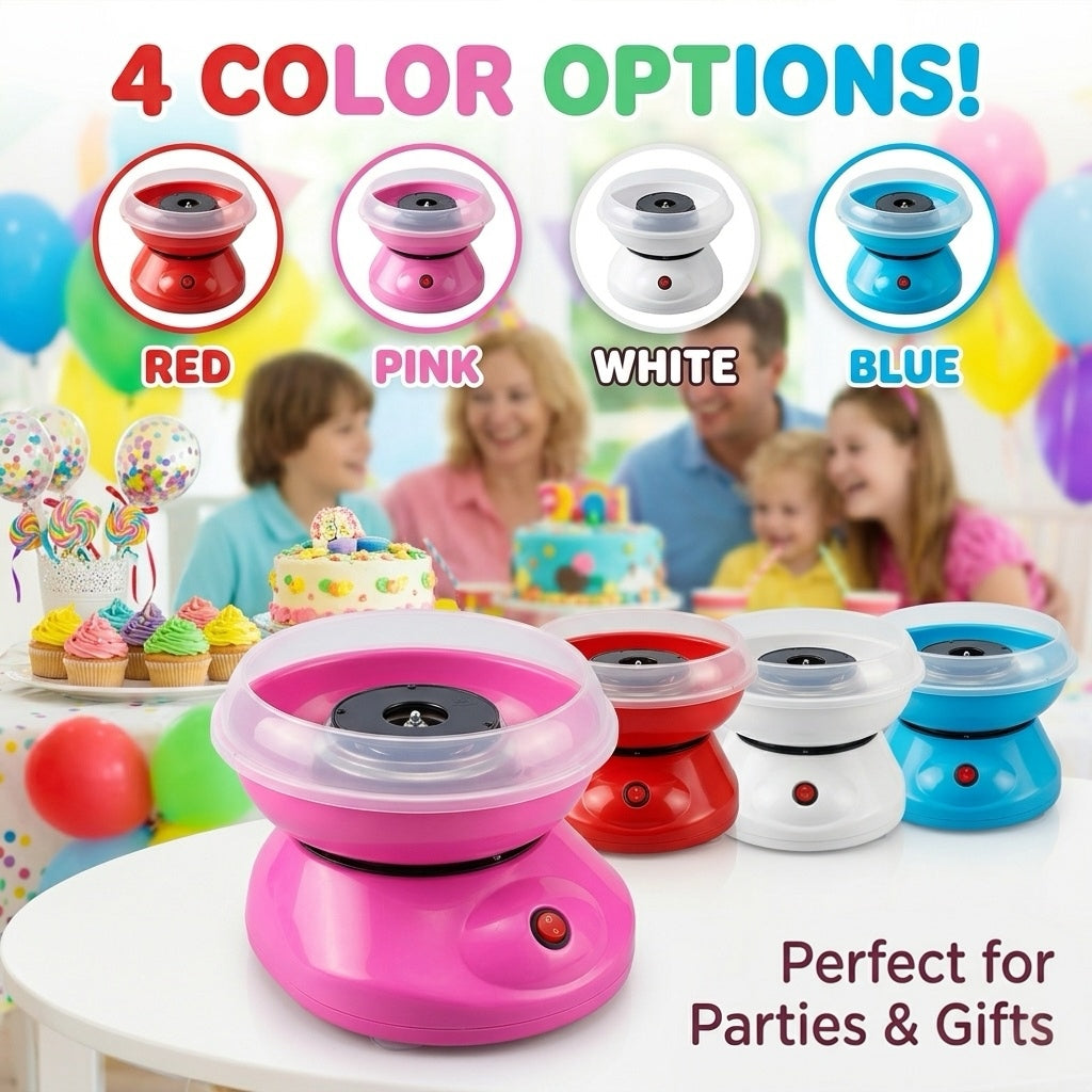 Electric Cotton Candy Maker Machine – DIY Candy Floss Machine for Home & Parties