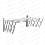 Wall-Mounted Retractable Clothes Drying Rack | Foldable Aluminum Laundry & Towel Hanger