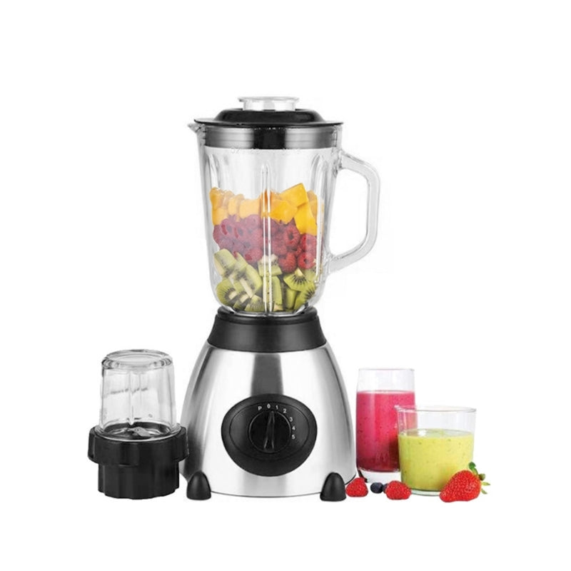 Silver Love 2-in-1 Blender & Dry Mill – 2500W High Power Juice Extractor with 1.5L Jar