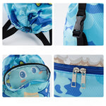 Kids Cartoon Swimming Bag | Waterproof Drawstring Beach & Pool Backpack with Wet/Dry Compartment
