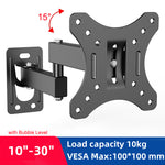 Full Motion TV Wall Mount Bracket | Swivel, Tilt & Extend Mount for 10–32 Inch TVs & Monitors