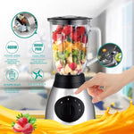 Silver Love 2-in-1 Blender & Dry Mill – 2500W High Power Juice Extractor with 1.5L Jar