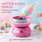 Electric Cotton Candy Maker Machine – DIY Candy Floss Machine for Home & Parties