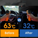 Foldable Car Windshield Sunshade Umbrella – UV Protection Heat Shield for Front Windscreen