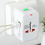 All-in-One Universal Travel Adapter with Dual USB Ports – International Plug Converter