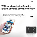 4K Ultra HD WiFi Action Camera – 12MP Waterproof Sports Camera with Mounting Accessories