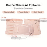 3-in-1 Postpartum Belly Band | Pregnancy Recovery Waist & Pelvic Support Wrap