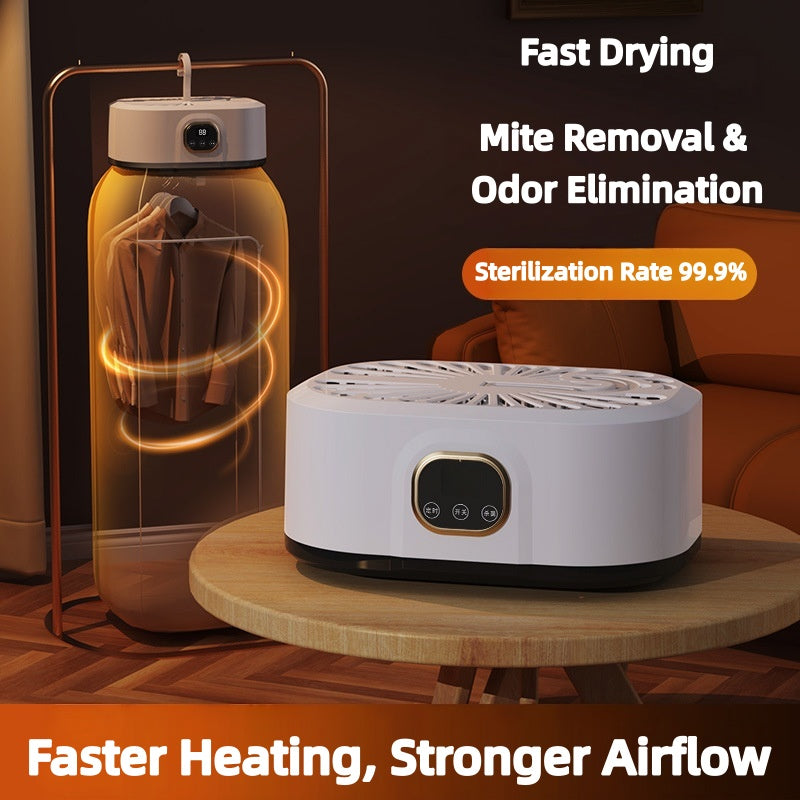 Portable Clothes Dryer with Drying Bag & Remote Control – Foldable Electric Garment Dryer