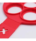 Silicone 7-Hole Pancake Mold – Nonstick Circular Frying Pan Insert for Breakfast, Eggs, Pancakes, DIY Baking