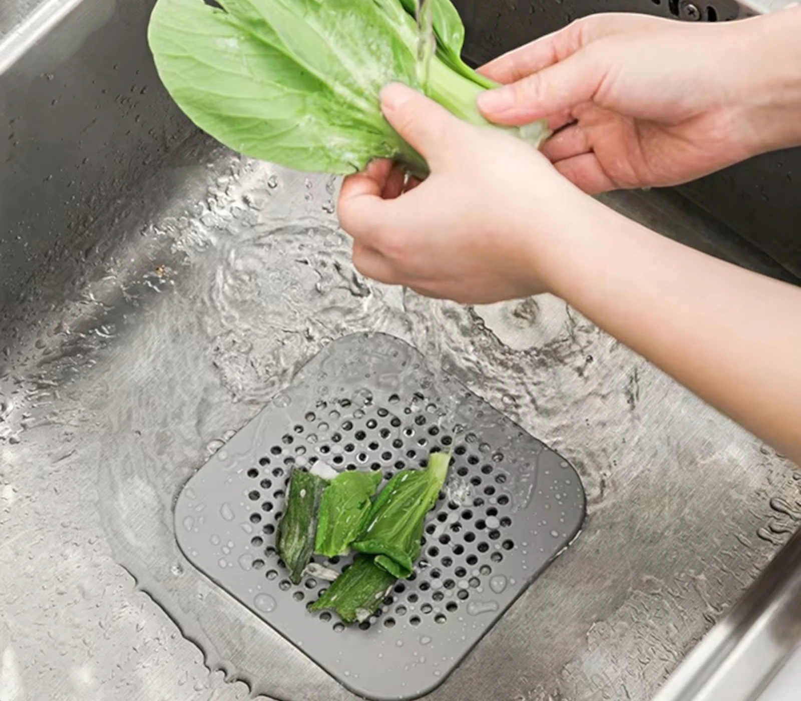 Silicone Drain Hair Catcher – Anti-Clog Suction Cup Filter for Bathroom, Kitchen etc