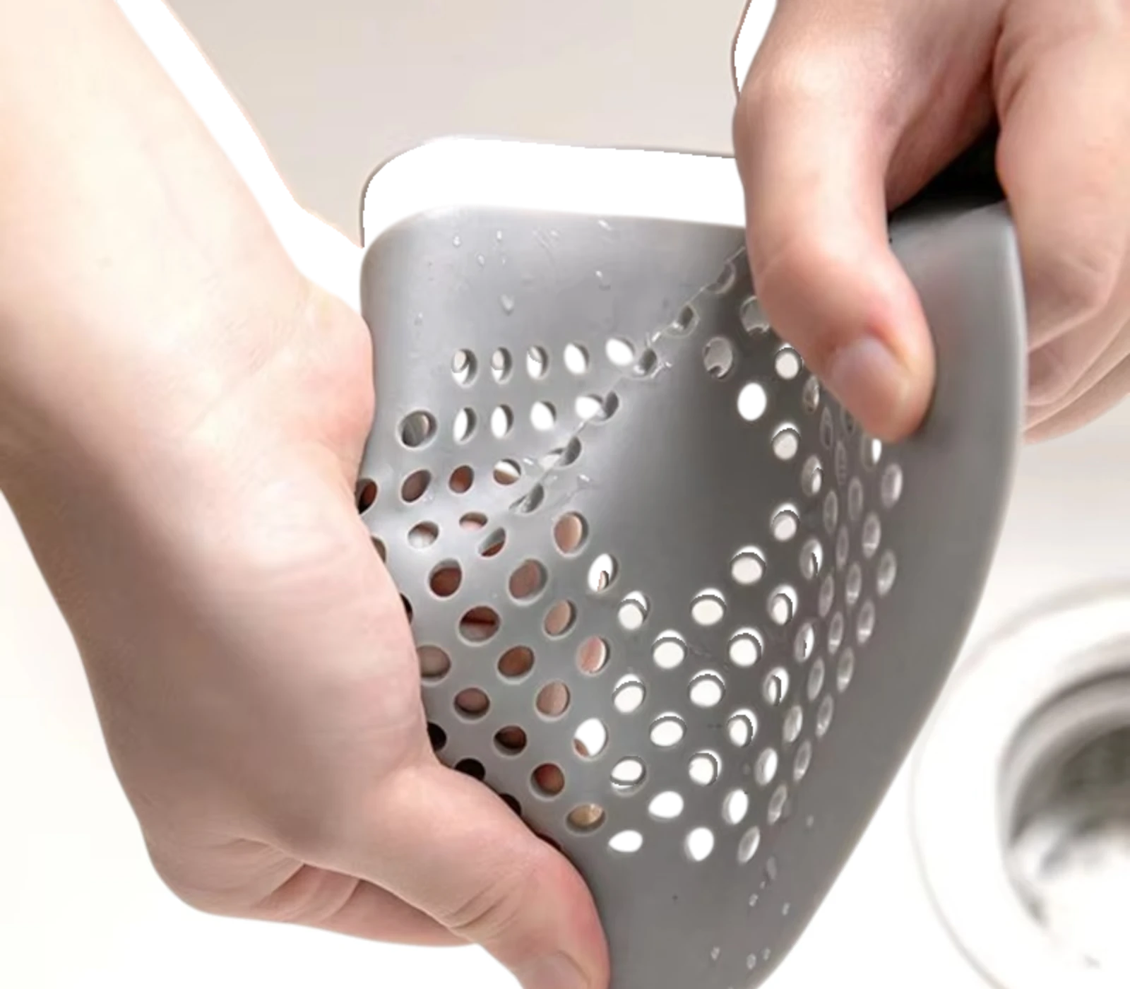 Silicone Drain Hair Catcher – Anti-Clog Suction Cup Filter for Bathroom, Kitchen etc