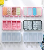 Silicone Ice Cream Mold with Lid – Popsicle Maker &amp; Ice Cube Tray for Homemade Treats