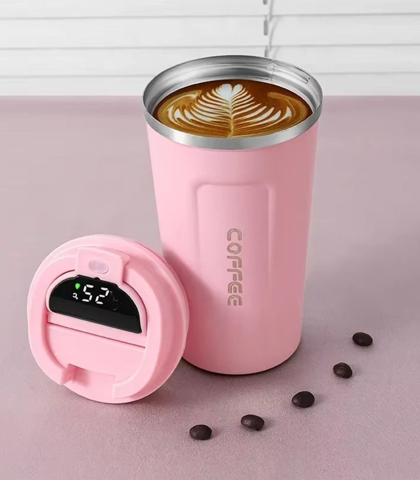 Thermos Coffee Mug – 304 Stainless Steel Vacuum Insulated Flask (510ml)