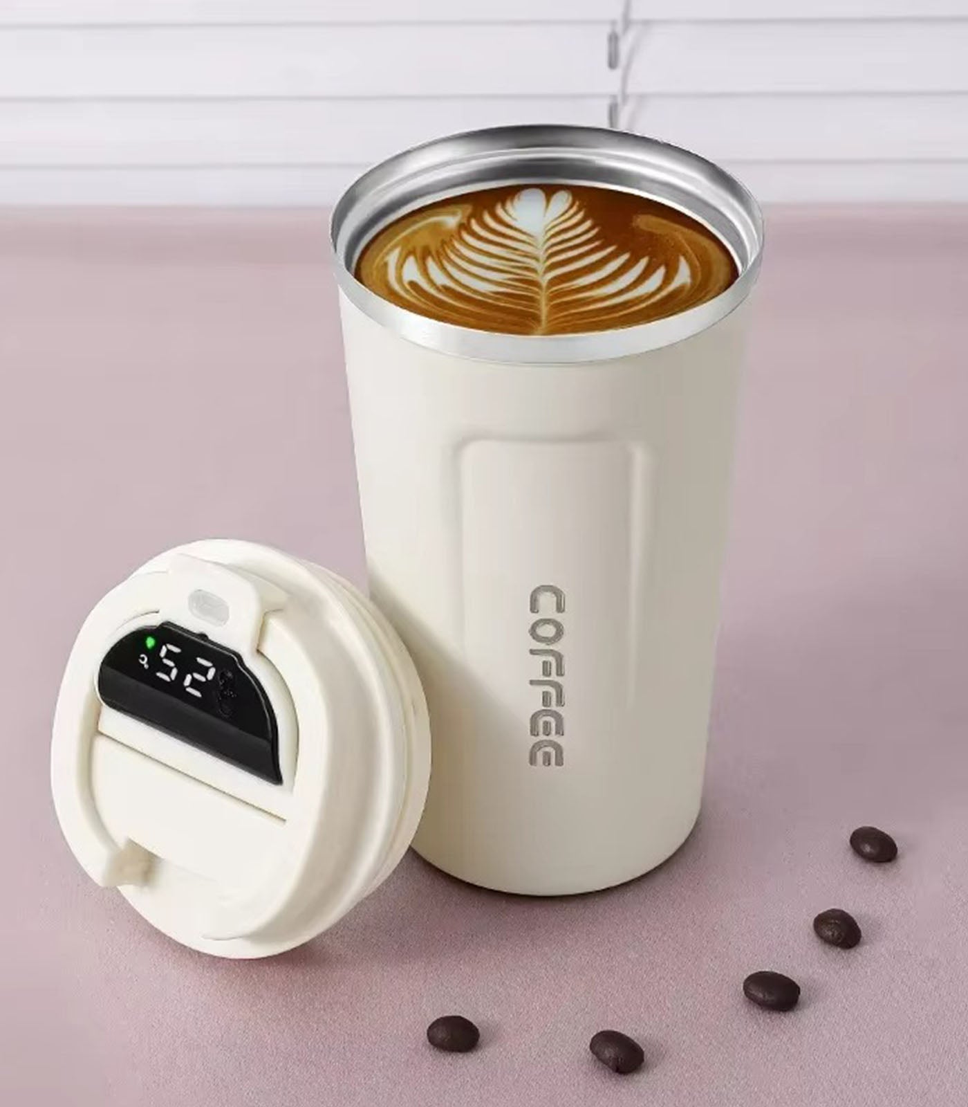 Thermos Coffee Mug – 304 Stainless Steel Vacuum Insulated Flask (510ml)