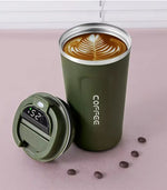 Thermos Coffee Mug – 304 Stainless Steel Vacuum Insulated Flask (510ml)