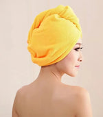Soft Microfiber Hair Drying Cap – Quick-Dry Towel Hat